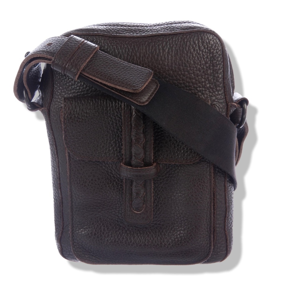Bottega Veneta Intrecciato-Trimmed Crossbody Bag
